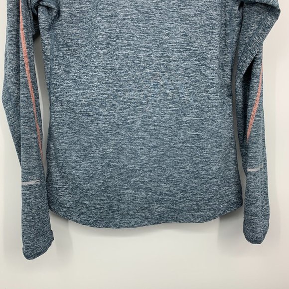 Nike Top Blue Pink Element 1/2 Zip Pullover Long Sleeve Running - Picture 6 of 8